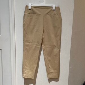 Investments Tan Ankle Pants